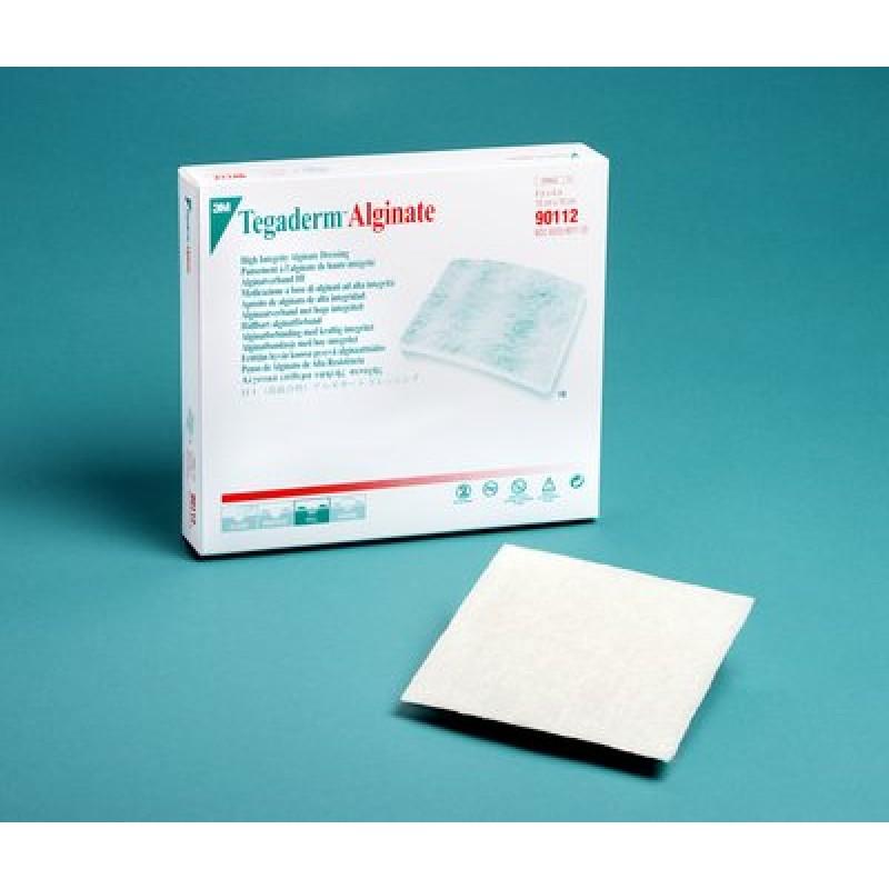 3M 90112 BX/10  DRESSING CALCIUM ALGINATE FIBER  4 X 4IN TEGADERM