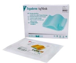 3M 90503 BX/3  DRESSING AG MESH/SILVER 8 X 8IN