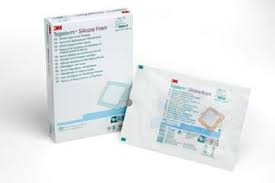 BX/10 Tegaderm Silicone Foam Dressing Non-Adhesive 4" x 4"