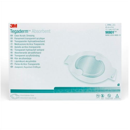 Tegaderm Absorbent Clear Acrylic Dressing  (Box of 10)