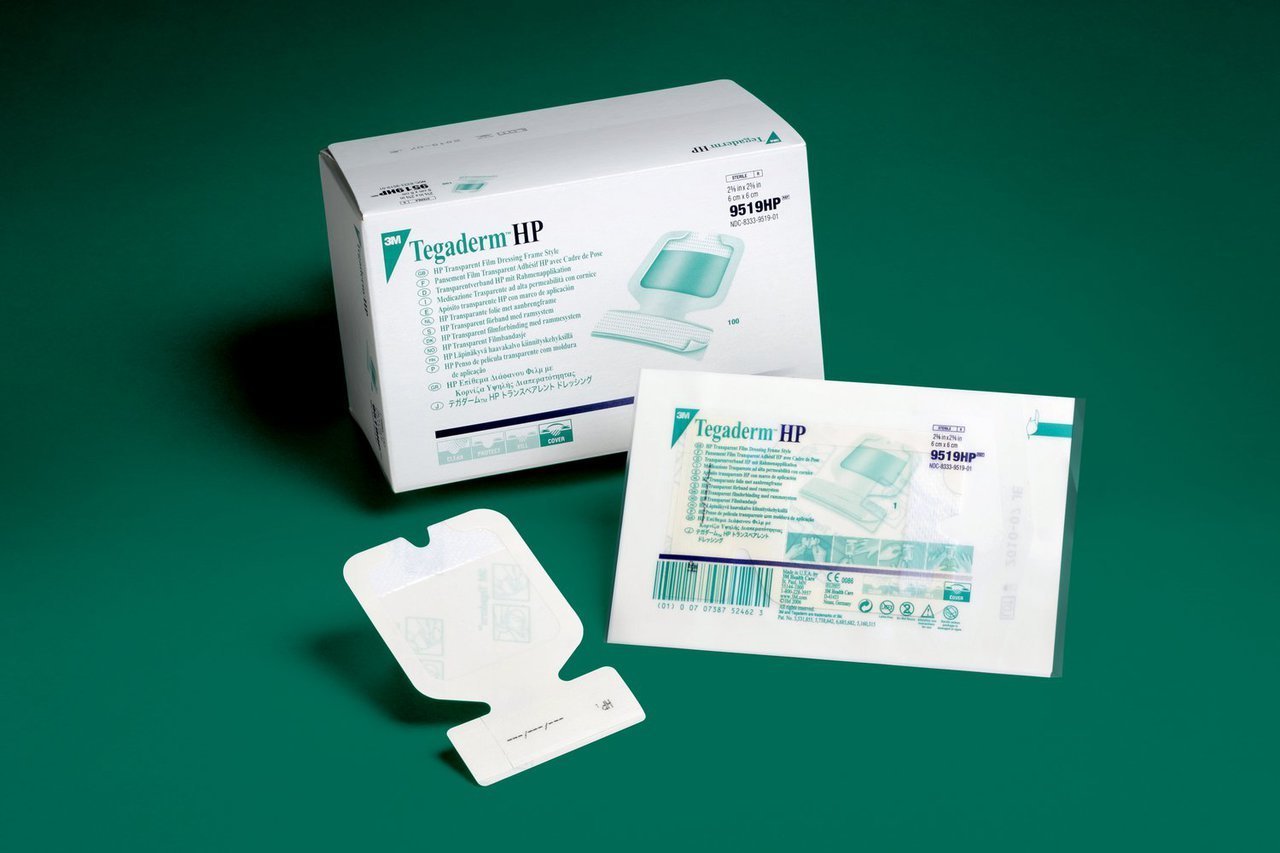 3M 9519HP BX/100  DRES TEGADERM HP TRAN 6 X 6CM