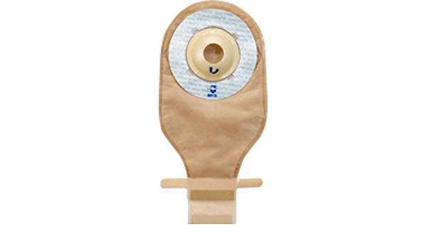 Ultramax 1-Piece Drainable Pouch W/ Aquatack, Pre-Cut 1 1/8 W/ Shallow Convexity, Opaque - Box Of 5 - Home Health Store Inc