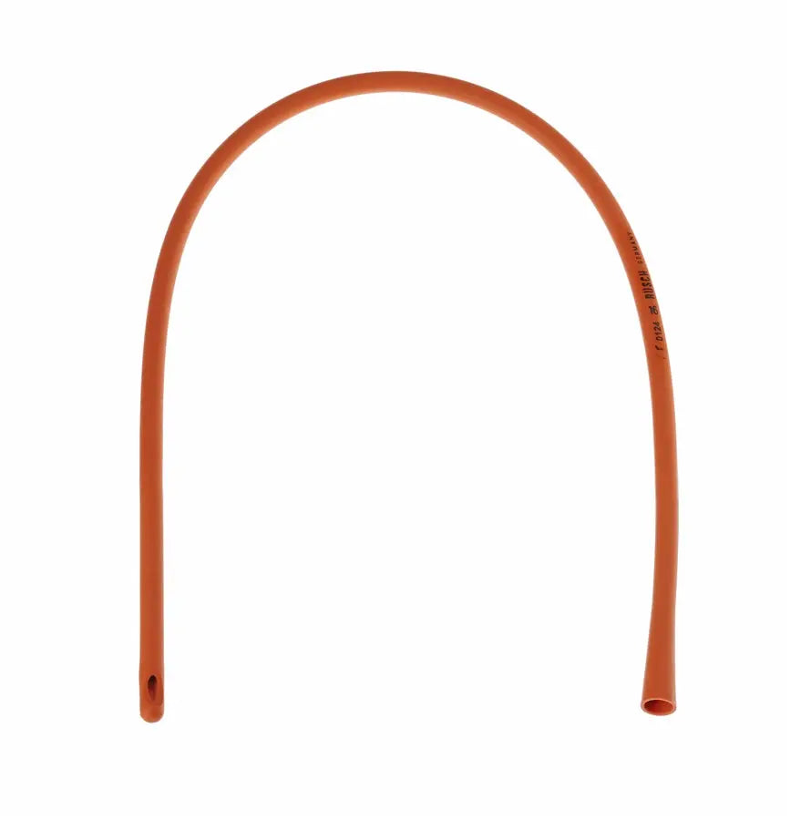 Rusch Intermittent, Nelaton, Red Rubber Catheter. 2fr Latex - Box Of 10 - Home Health Store Inc