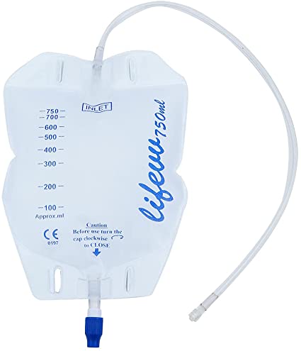 Cs/10 Urine Drain Bag Meter 250cc Twist Valve - Home Health Store Inc