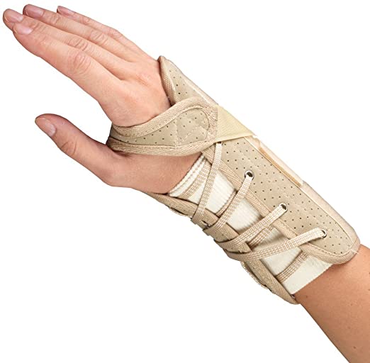 Silver Label Soft Fit Suede Wrist Support Sm (Fits 4 1/2-5 1/2), Right, Beige - Ea/1 - Home Health Store Inc