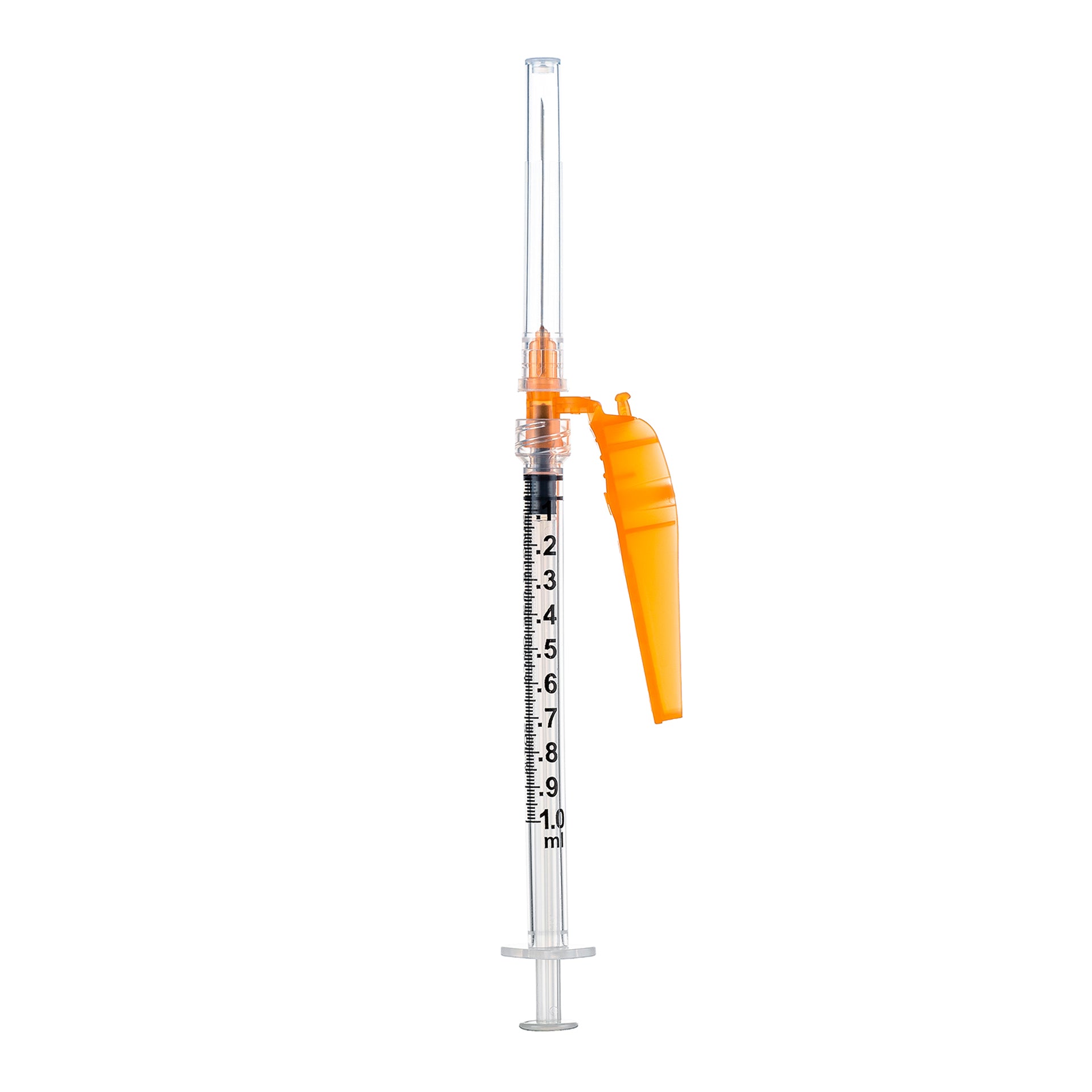 BX/50 - SOL-CARE 3ml Luer Lock Syringe w/Safety Needle 25G*1 (needle aside)