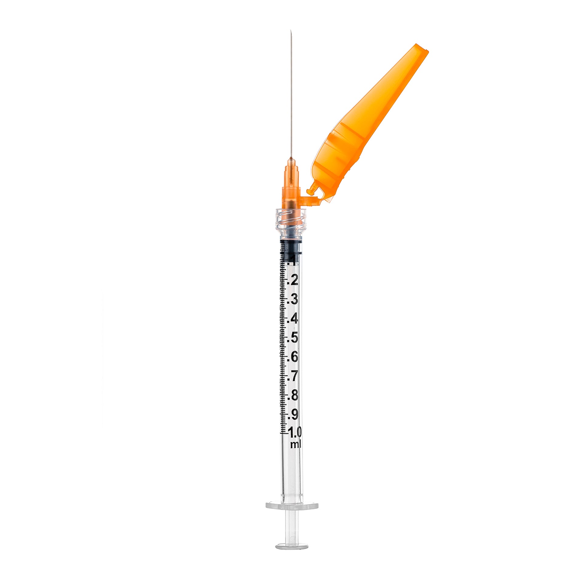 BX/50 - SOL-CARE 3ml Luer Lock Syringe w/Safety Needle 25G*5/8 (needle aside)