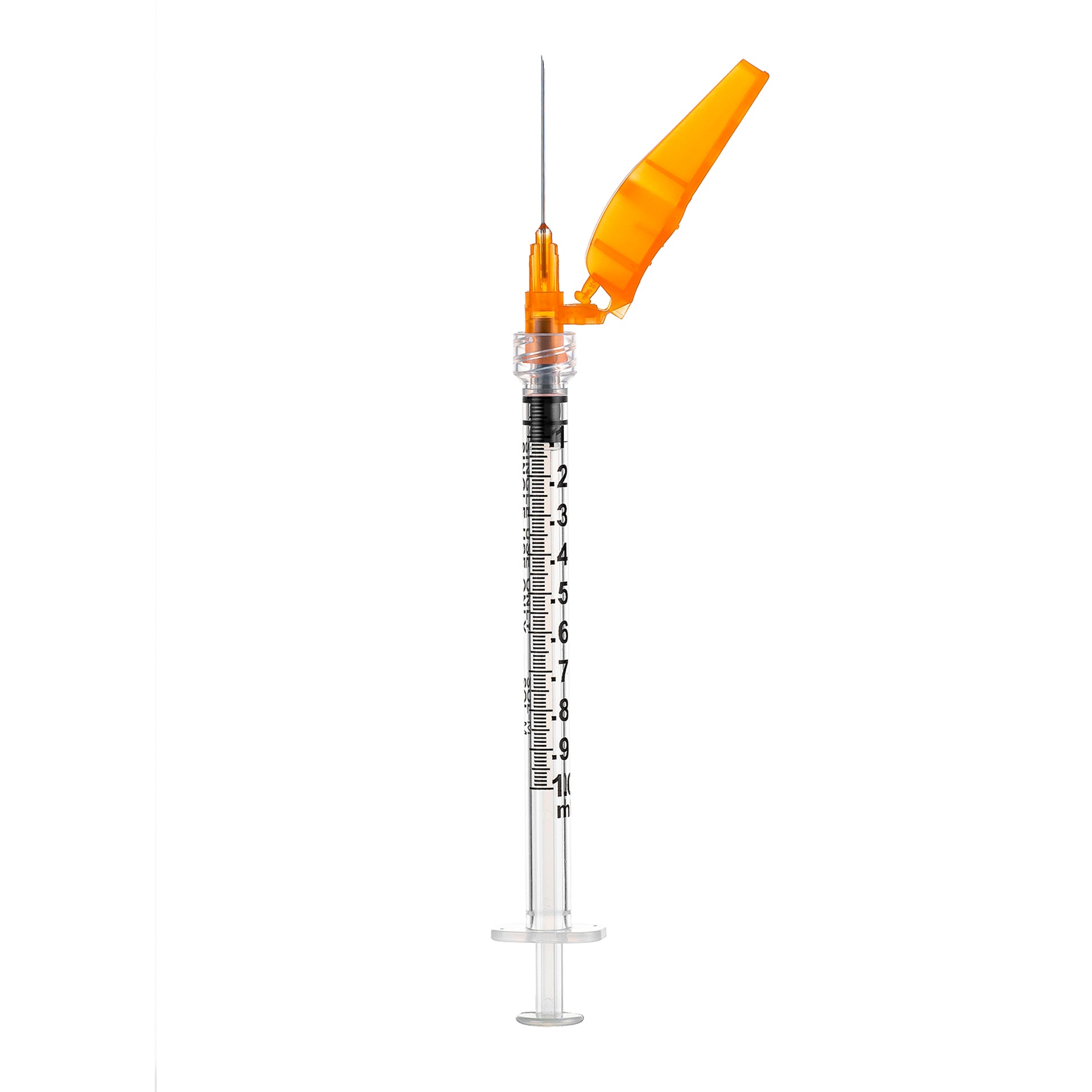 BX/50 - SOL-CARE 1ml Luer Lock Syringe w/Safety Needle 23G*1 1/2''