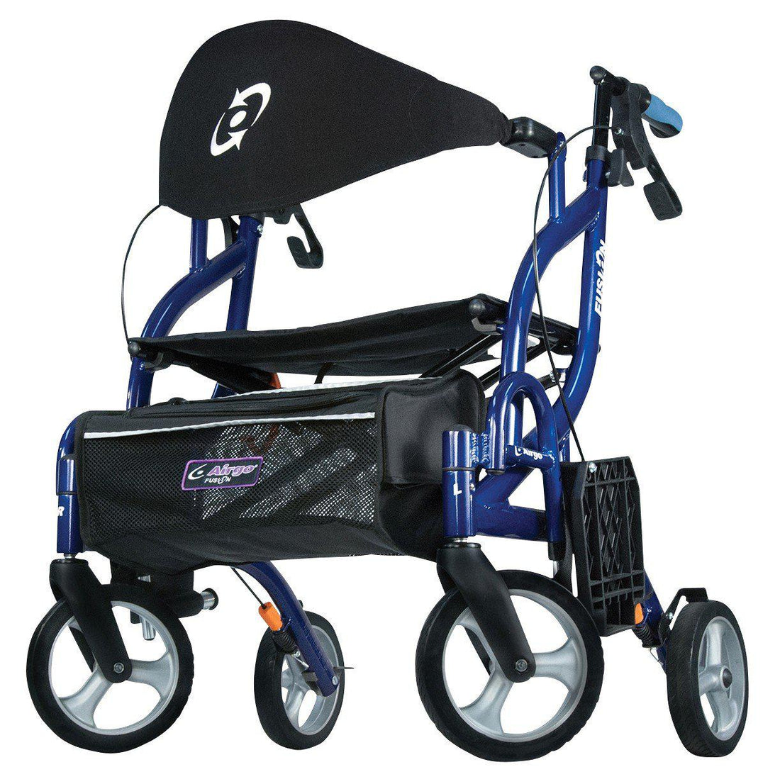 Airgo Fusion F23 Side-Folding Rollator & Transport Chair