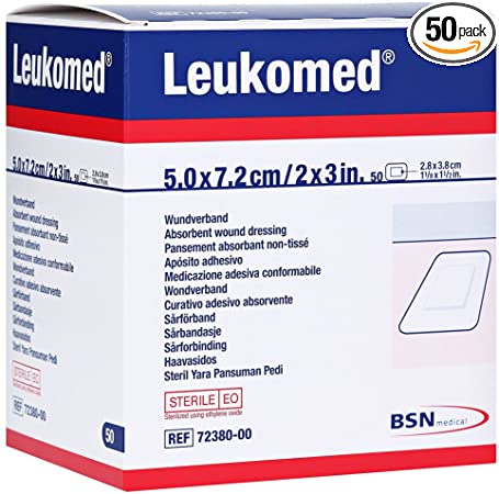 Leukomed Non-Wov Adh Sterile Dressing W/Absorb Pad 10cm X 30cm (Hospital Pack) - Box Of 50 - Home Health Store Inc