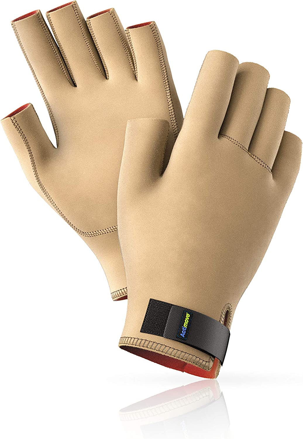 Actimove Arthritis Pain Relief Support, Gloves, Md, Beige - PR/1 - Home Health Store Inc