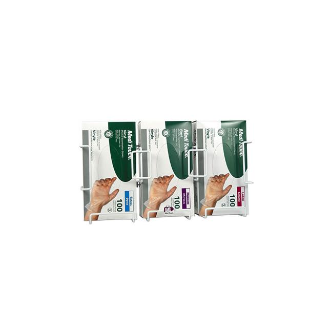 AMG 011-910 EA/1 GLOVE DISPENSER 3 BOXES WIRE-COATED WHITE