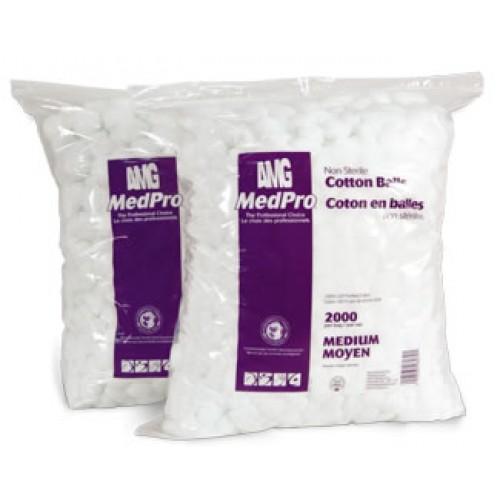 AMG 019-055 (CS2) BG/1000  MEDPRO NON-STERILE COTTON BALLS, LARGE