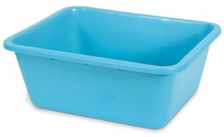 AMG 025-184 1/EA  Rectangle Wash Basin  7 qt.  14"x10"x4.5"