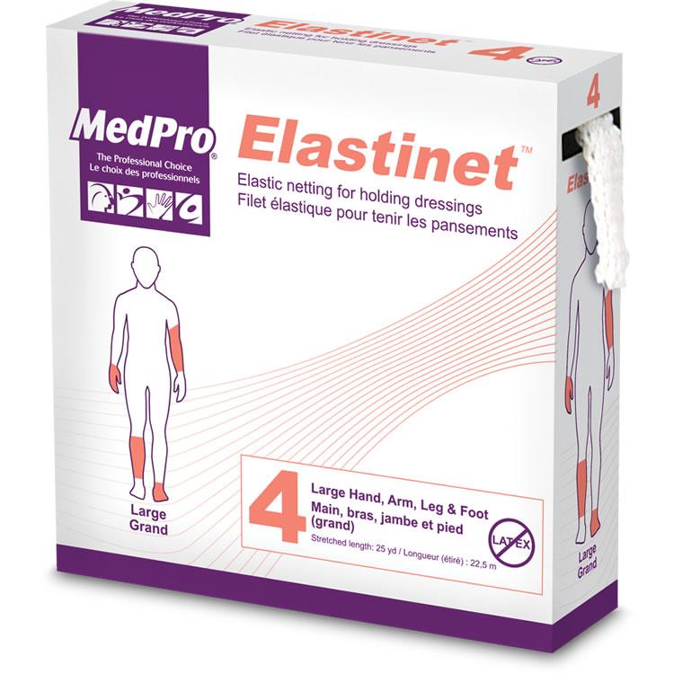 AMG 117-563 EA/1 MEDPRO ELASTINET SIZE 4,FOR LARGE HAND,ARM,LEG,FOOT LATEX FREE