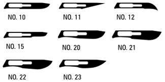 AMG 500-322 BX/100  AMG SCALPEL BLADES NO.22 - CARBON STEEL- #4 FITTING -