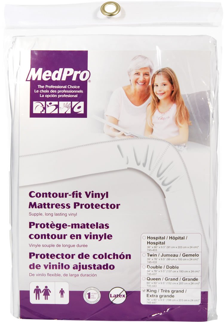 AMG 745-447 EA/1 MEDPRO CONTOUR MATTRESS PROTECTOR, KING