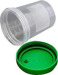 ASIAS 340 BX/100 AMSURE URINE SPECIMEN CONTAINERS 4OZ W/ LID STERILE INTERIOR