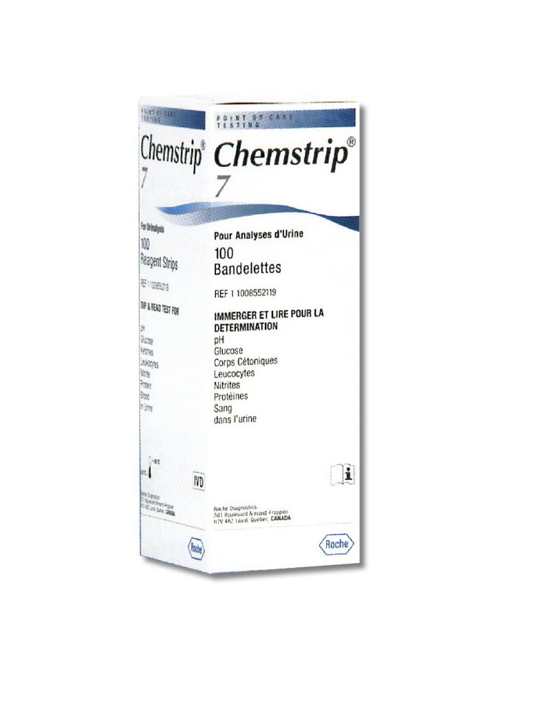 BMC 11008552119 PK/100 CHEMSTRIP 7 TEST STRIP FOR URINALYSIS