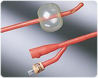 BRD 0102L18 BX/12  LUBRICATH TIEMANN 2-WAY  MED OLIVE COUDE-TIP SINGLE-EYE FOLEY CATH 18FR 5CC