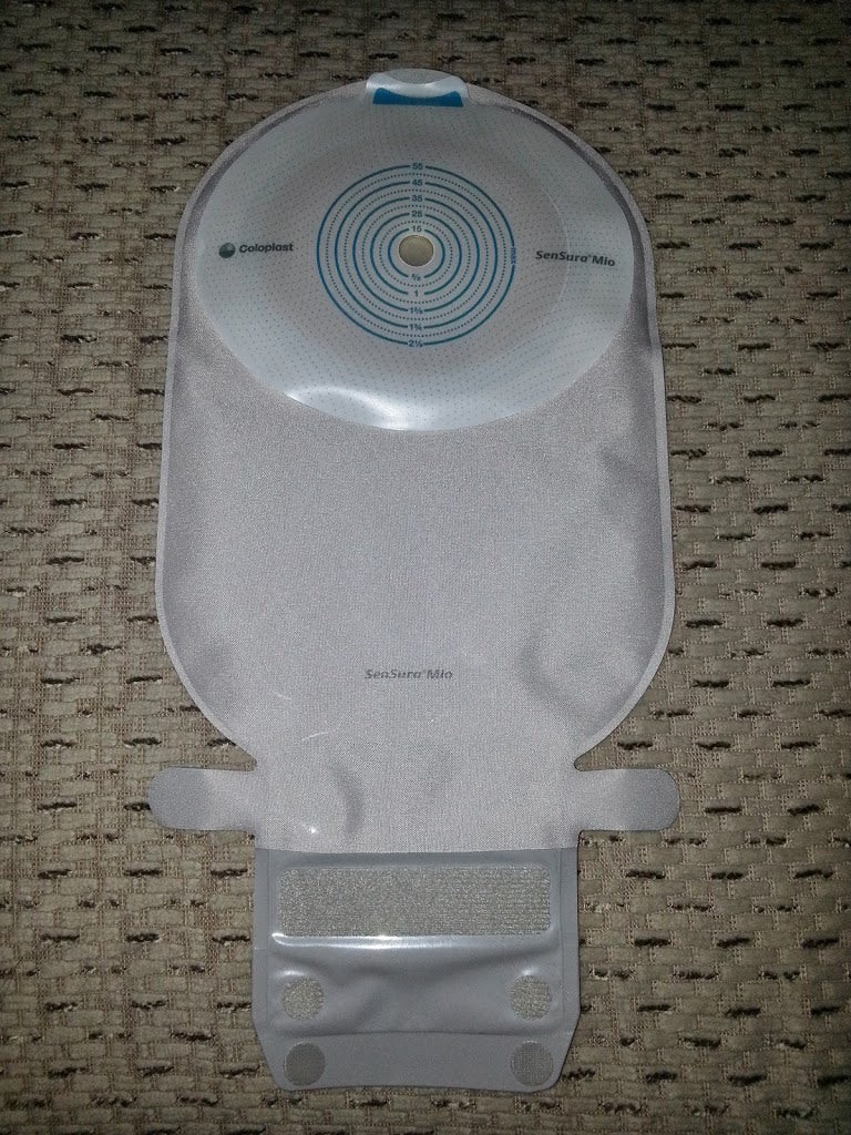SenSura Mio 1-Piece Drainable Pouch, Pre-Cut 25 mm, Wide Outlet, Non-Convex