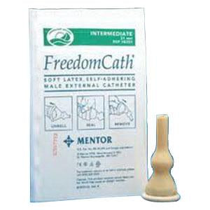 Freedom Cath 8000 Male External Catheter – Small 23 mm, Latex, Self-Adhering (Box of 100)
