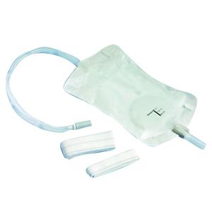 Conveen Security+ Leg Bag – 17 oz (500 ml), Non-Sterile, Fabric Straps