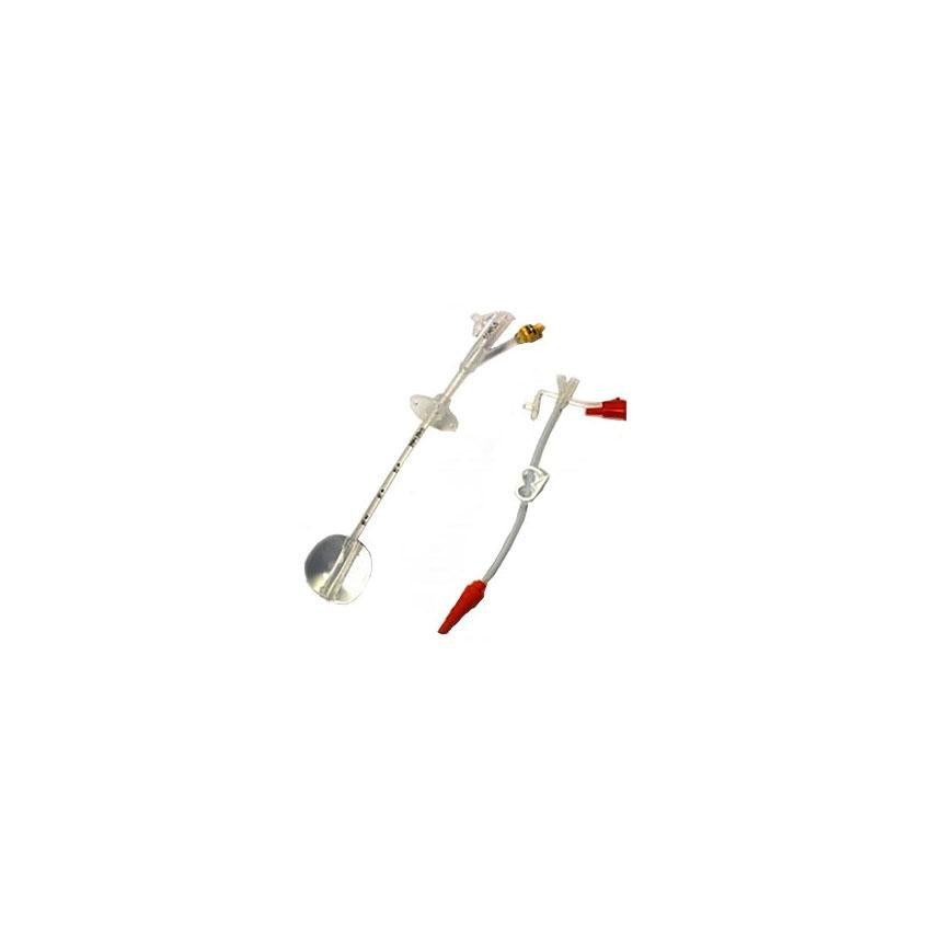 COR 32-0516 CS/5  CORPAK CORFLO GASTRONOMY FEEDING TUBE KIT, SILICONE, ORANGE, STERILE, EXTERNAL RETENTION BOLSTER, 16FR, 9IN, 5CC