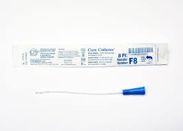 Cure Female Intermittent Catheter, 8-18FR, 6 in, Straight Tip (Box of 30)