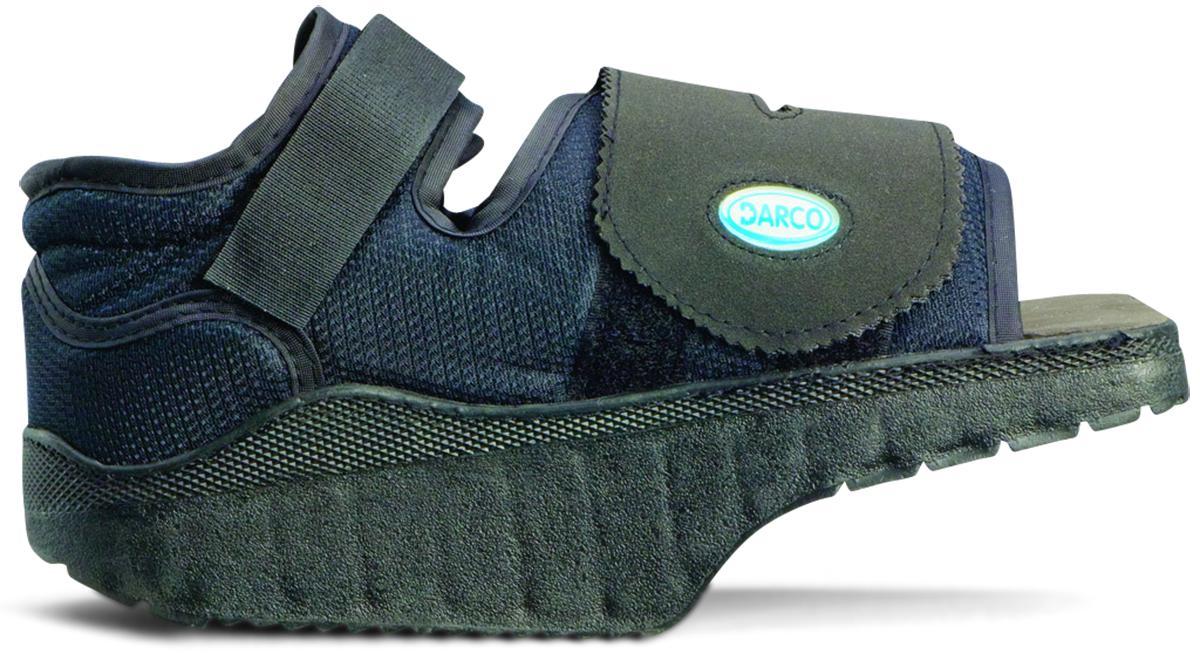 DR HQ1B EA/1 DARCO HEELWEDGE OFF-LOADING SHOE, SMALL (WOMEN 7.5-10, MEN 6-8)  BLACK