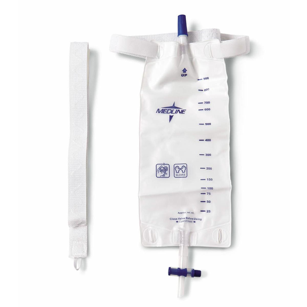 DYND 12582 PR/20 URINARY LEG BAG ACCESSORIES STRAPS,LEG BAG,ELASTIC,HOOK-LOOP