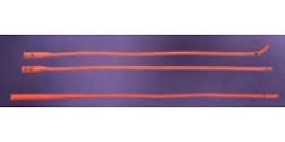 DYND 13522 BX/12  INTERMITTENT RED RUBBER LATEX CATHETER, SIZE 22FR 16IN