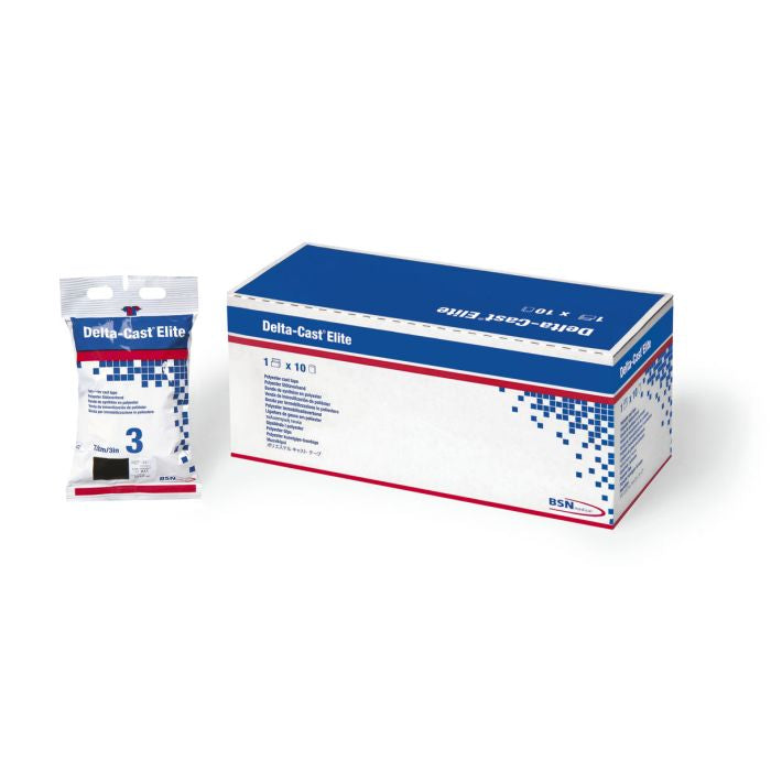 Delta-Cast Elite Polyester Cast Tape 7.5cm X 3.6m, Orange - Box Of 10 - Home Health Store Inc