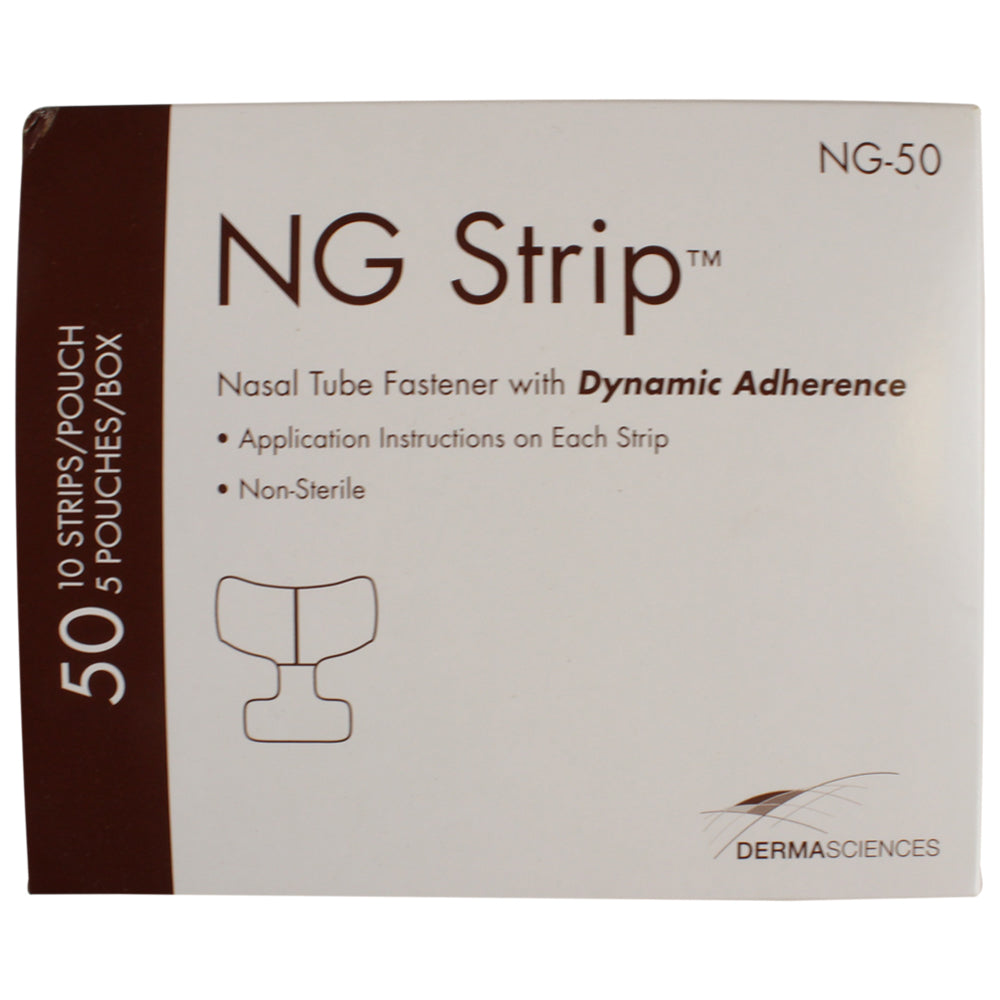 Ng Strip Nasal Tube Fastener Pediatric Flexible One-Piece Design - Box Of 40 - Home Health Store Inc