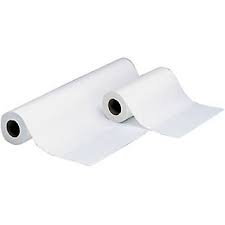 GM 091 CS/25 HEADREST CREPE PAPER ROLL, SIZE 8.5IN X 125FT