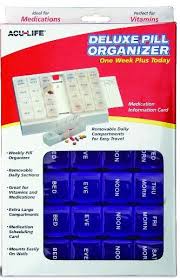 HEI 400407 EA/1 ACU-LIFE DELUXE PILL ORGANIZER