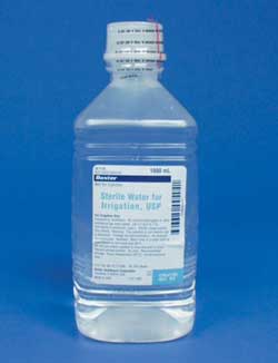 HHC 07990-250 CS/24  WATER IV SOLUTION, INJ 500ML, PRESERVATIVE-FREE