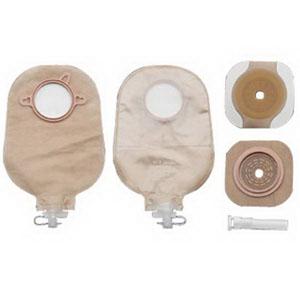 New Image Two-Piece Urostomy Kit with FlexTend Barrier, Cut-to-Fit 1 ¾", Non-Sterile Drain Tube Adapter (Box of 5)