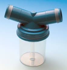 HOS 5275P CS/50 CAREFUSION WATER TRAP, FOR 22MM TUBING, TWIST DRAIN VALVE