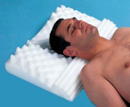 HRMNC 3910 EA/1 HERMELL NO-SNORE PILLOW 19IN x 15IN (NON-RETURNABLE)