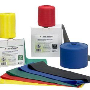 HYG 20040 EA/1 THERABAND HEAVY EXERCISE BAND 6IN WIDTH, 6YDS, GREEN, LATEX (NON-RETURNABLE)