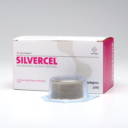 Silvercel Hydro-Alginate Antimicrobial Dressing with Silver – Rope 2.5 cm x 30.5 cm (Box of 5)