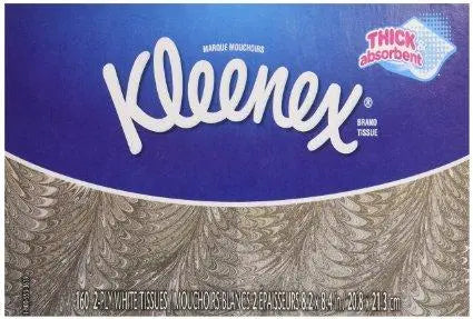 KC 21400 (CS/36)  BOX/100  KLEENEX, 2 PLY, WHITE