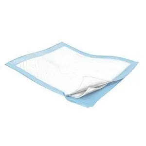 KND 1038 CS/4BG(50BG) SIMPLICITY WINGS FLUFF UNDERPAD MODERATE ABSORBENCY 23" X 24" LT. BLUE