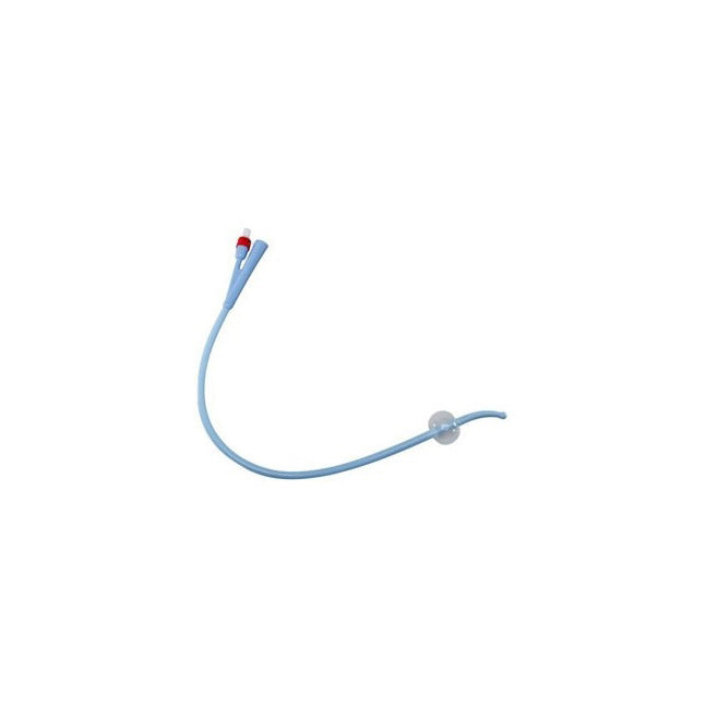 Dover 2-Way Foley Catheter – Coude, 14 Fr, 5 cc, 100% Silicone (Box of 10)