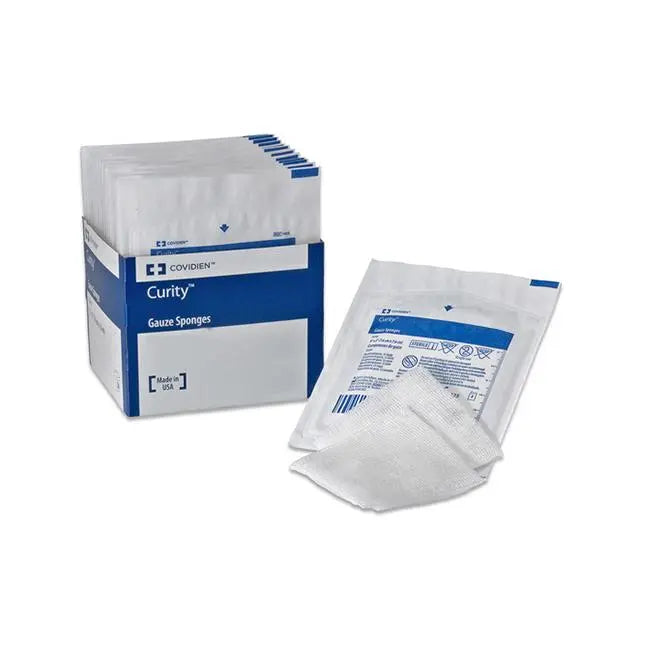 KND 2634 PKG/200 CURITY GAUZE SPONGE. 4X4" 12 PLY NON-STERILE