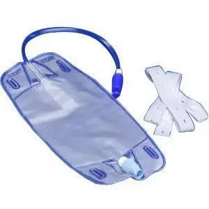 KND 3433 (CS50) EA/1 COVIDIEN URINE LEG BAG WITH 12" EXTENSION TUBING, 17OZ (500ML), ANTI REFLUX.