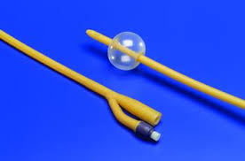 Dover 2-Way Foley Cath – 16 Fr, 30 cc, Silicone-Coated Latex, Spring Valve (Box 10)