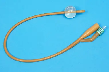KND 402722 CTN/10 DOVER 2-WAY SILICONE ELASTOMER LATEX FOLEY CATH 22FR 16"LGTH, 5CC