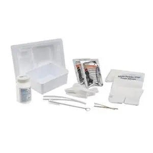 KND 42201 CS/20 TRAY TRACH CARE W/GLOVES